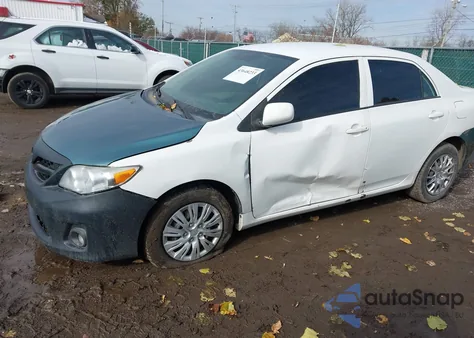 2010 Toyota Corolla Le z USA, uszkodzony, nr VIN 2T1BU4EE3AC260716